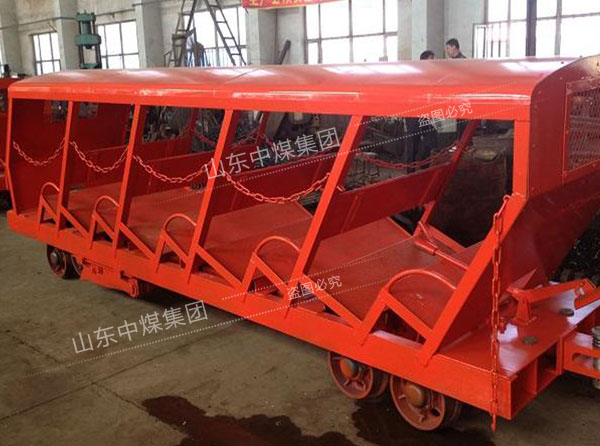 插爪式人车的特殊组列方式